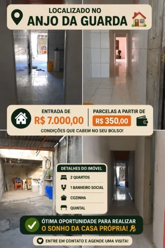 Casa simples no Anjo da guarda