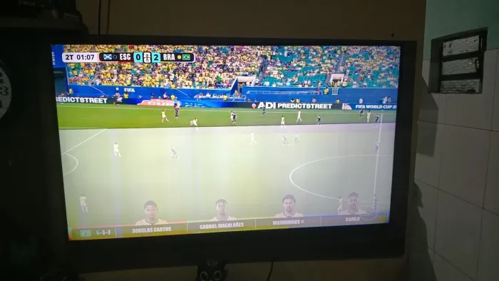 Tv lg com defeito na tela 50 polegadas Alexa 