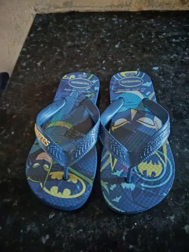 Chinelo havaianas Batman Infantil Meninos 29/30
