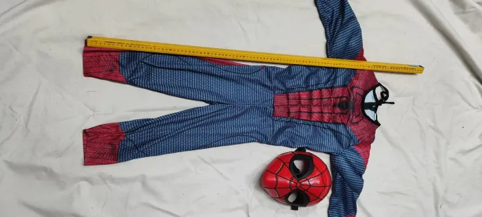 Fantasia Homem-Aranha Infantil com Máscara - Tamanho S