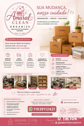 Personal Organizer | Limpeza Profissional | Pós-Obra e Pós-Mudança