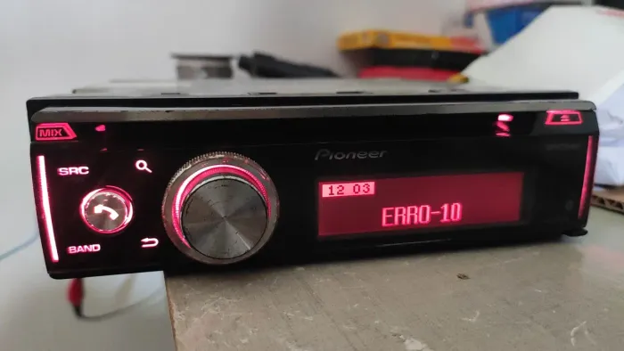Traseira som Pioneer deh-x8780bt(erro -10 no BT)