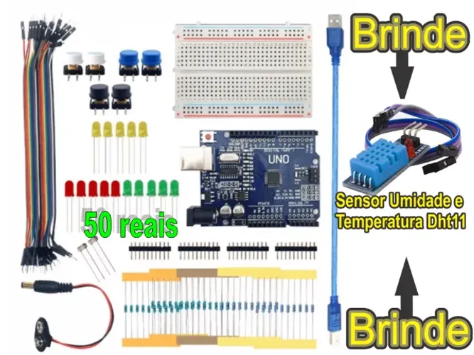 Arduino Uno Kit Smd R3 Iniciante