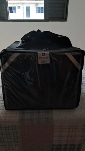 Bag Mochila Delivery Completa (Capa Reforçada + Isopor 45L)