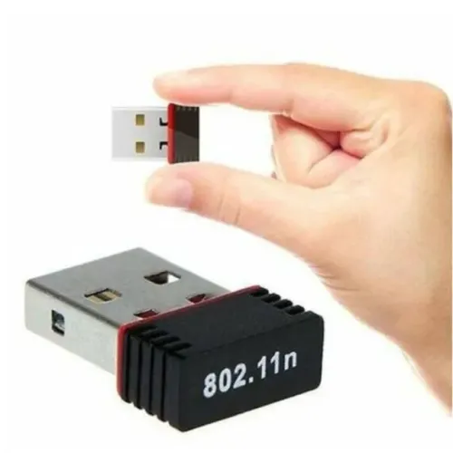 Adaptador USB Wi-Fi nano 802.11n. Receptor sem fio para computador e notebook