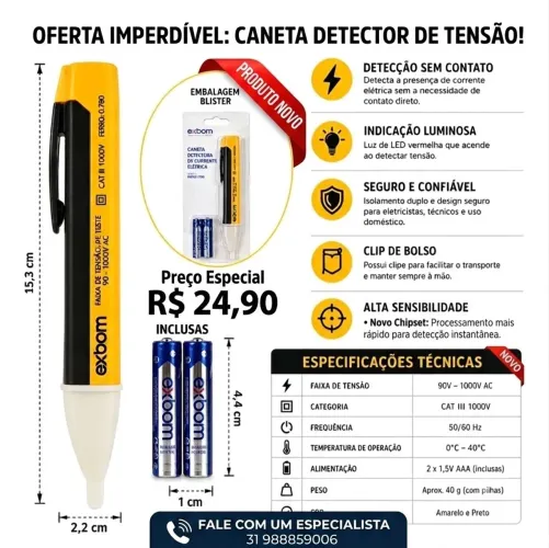 Caneta detector de tensão ?