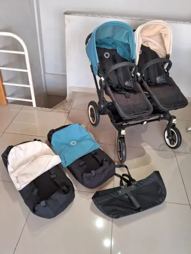 Carrinho de bebê Completo para Gêmeos - Bugaboo Donkey