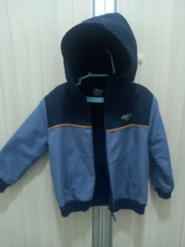 Jaqueta infantil tamanho 02 Azul Brandilli