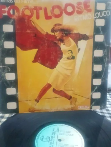 DISCO DE VINIL "FOOTLOOSE"(THE CRAZY ROCKERS, COVER) 1984