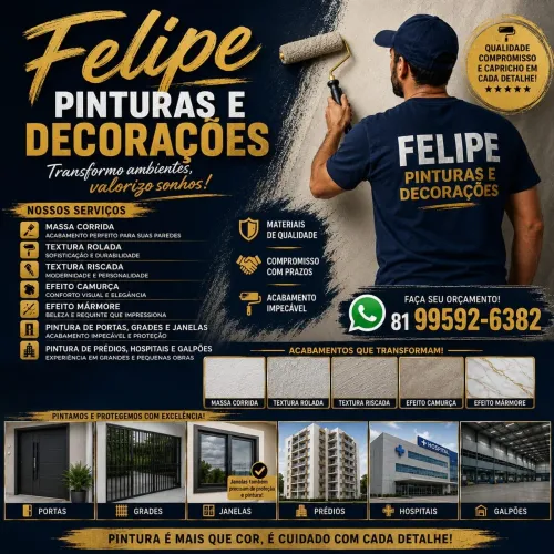 Felipe pinturas e decorações 