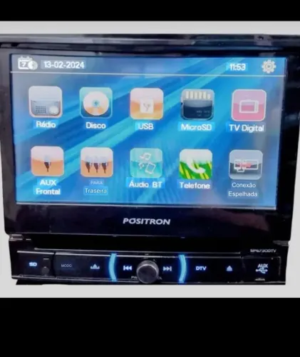 Positron DVD Player Pósitron SP6730DTV 7 Pol Retrátil