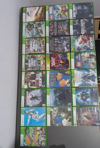 Lote 22 Jogos Xbox 360 LT 3.0 / RGH - Impecáveis (Caixa Dura)