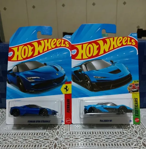 Kit Hot Wheels Ferrari SF90 Stradalle e Mclaren W1 