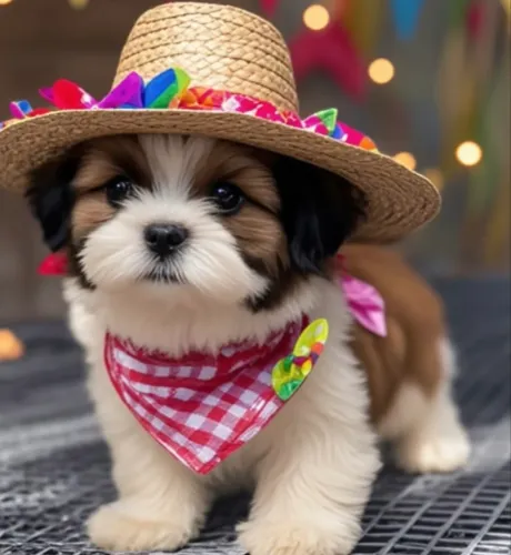Shih tzu ! Pelos sedosos e macinhos ¿