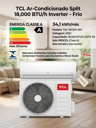 Ar condicionado 18BTUs