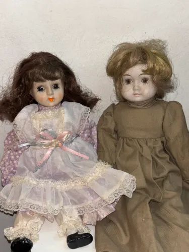 Kit bonecas de porcelana vintage 