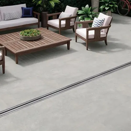 Porcelanato Cimentício Acetinado Externo Borda Reta 80x80cm Chicago Grigio Biancogres
