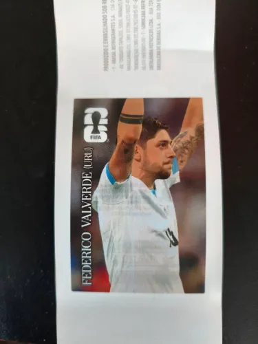 Figurinha coca cola 2026 Federico Valverde (URU)