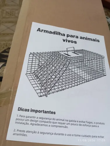 Armadilha multi uso para, gatos gambás etc...
