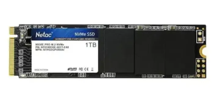 Netac N930E Pro 1Tb Ssd M.2 PCIe Nvme 2.1300Mbs