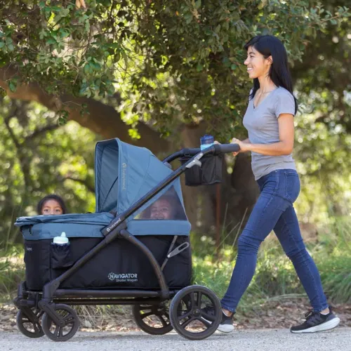 Carrinho de bebê wagon baby trend navigator duplo gêmeos