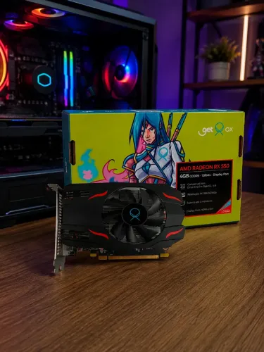 Placa de Vídeo AMD Radeon RX550, 4GB GDDR5, Nova