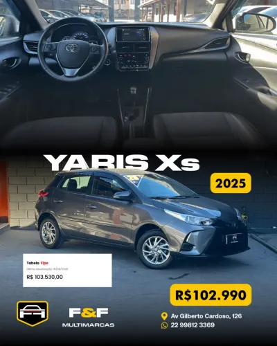 Toyota Yaris XS 1.5 Flex 16V 5P Aut. 2025