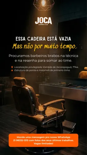 VAGA BARBEIRO