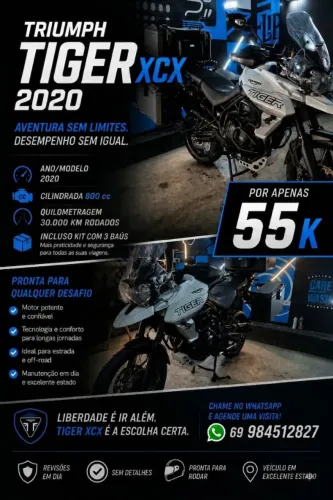 Triumph Tiger 800 xcx 2020
