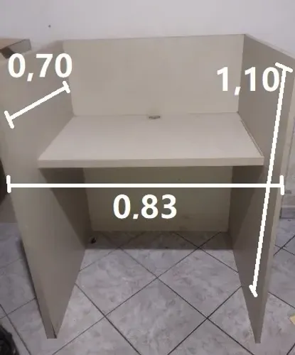 Mesa para escritorio ou estudos, estação de trabalho, Baia, P.A