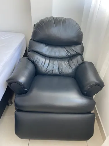 Poltrona do Papai Reclinável Preta | Super Confortável