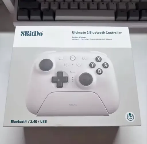 Controle 8BitDo Sem Fio Ultimate 2 Tmr Lacrado