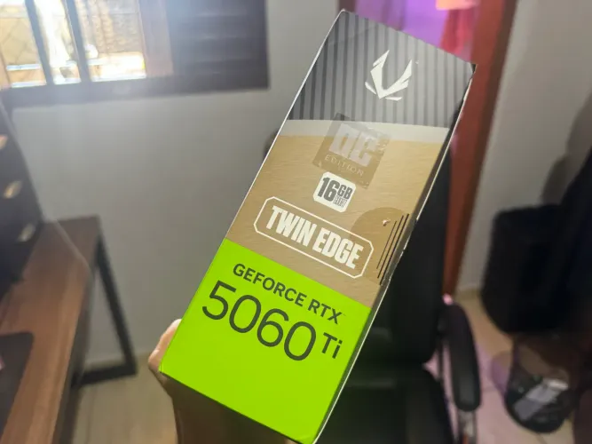 Placa De Video Zotac Geforce Rtx 5060 Ti 16gb Twin Edge Oc