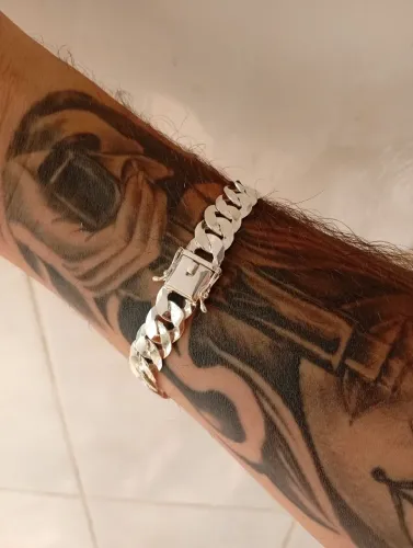 Pulseira Prata 925 Gaveta 10mm Grumet