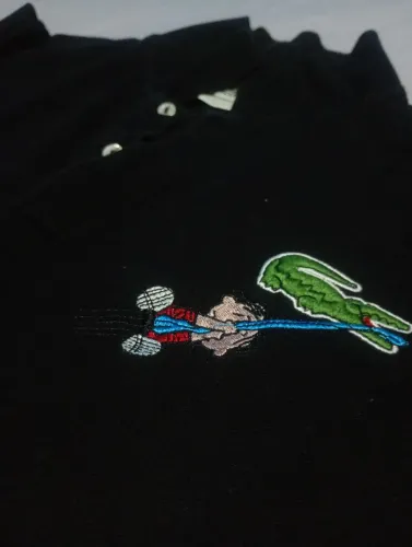 Camisa Lacoste, usada uma vez