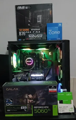 Pc GAMER RTX 5060 TI 16GB