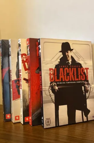 Dvd The Black Lista 1° a 5 Temporada - 4 e 5 Lacradas