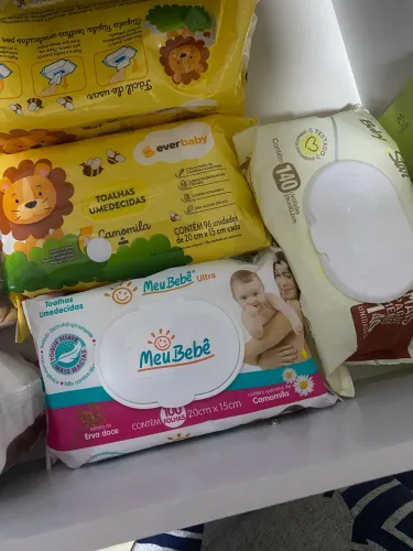 9 pcts de lenços umedecidos