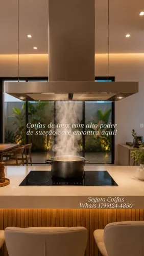 Coifa em inox 90x60
