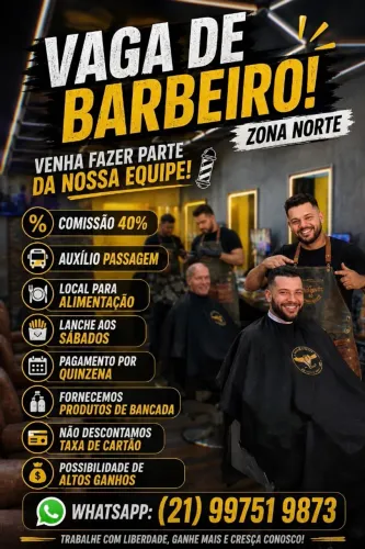 Barbeiro (a) com experiência