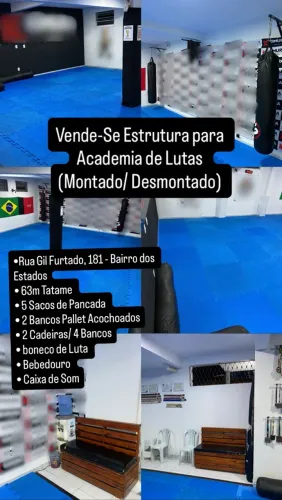 Vendo Academia de Lutas (Montado/ Desmonstado)