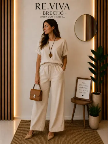 CONJUNTO DE LINHO FERMININO 