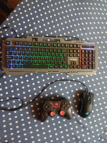 Mouse com dpi 4800 teclado com rgb conteole game pad