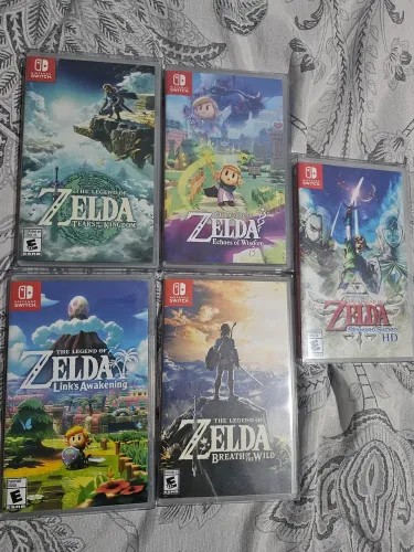 Coleção Zelda Nintendo Switch