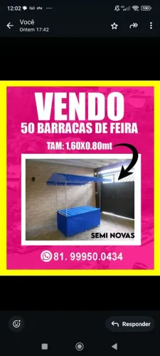 Barraca desmontável , de feira !