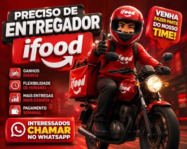 Preciso de moto entregador 