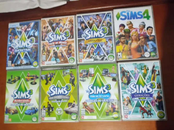 The sims 4 e the sims 3 expansões PC, tudo completo por 70