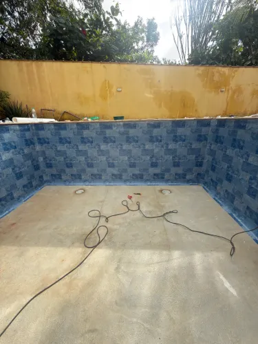 Tela armada piscina de vinil 1,5 mm 10 anos garantia 
