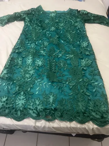 Vestido de Festa Verde Lindo