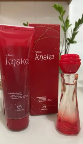 Perfume e sabonete líquido Kriska